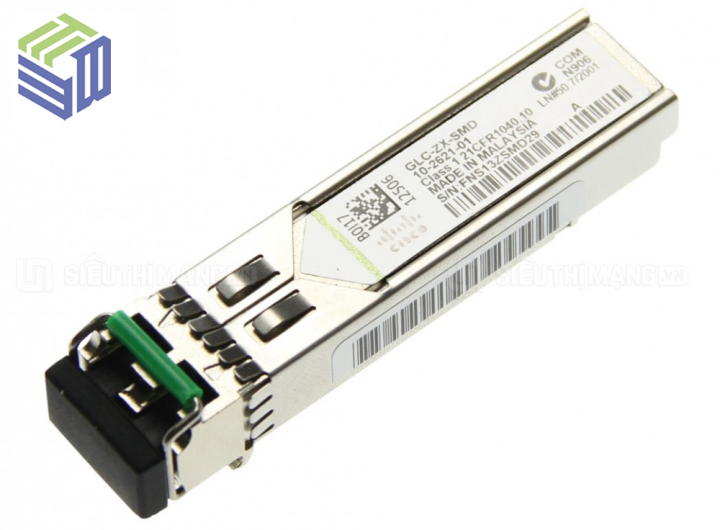 GLC-ZX-SMD= - Module quang Cisco GLC-ZX-SMD 1000BASE-ZX SFP TRANSCEIVER MODULE, SMF, 1550NM, DOM