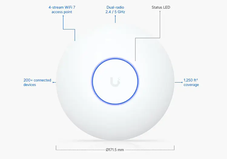 Bộ phát wifi Unifi U7-Lite U7-Lite - Bộ phát wifi Unifi U7-Lite