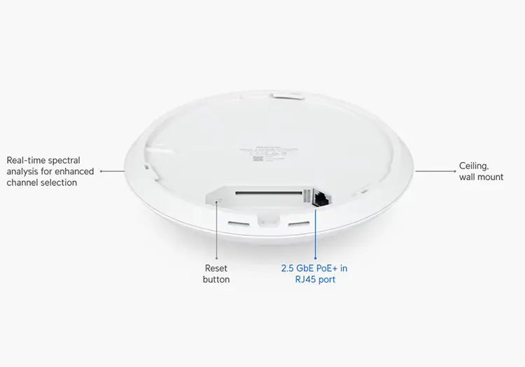 Bộ phát Wifi Unifi U7-Pro-Max U7-Pro-Max - Bộ phát Wifi Unifi U7-Pro-Max (1. Cổng Uplink Multi-Gigabit và yêu cầu về nguồn cấp phù hợp với AP hiệu suất cao