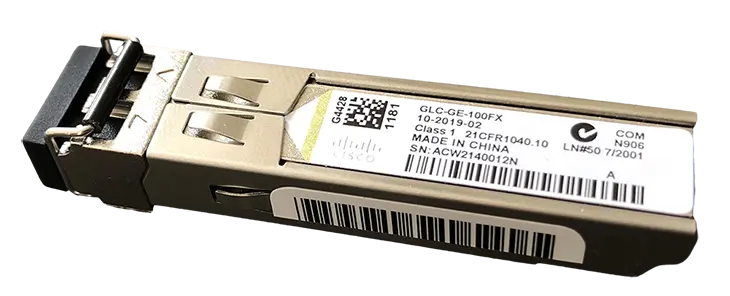 GLC-GE-100FX= - Module GLC-GE-100FX= 100BASE-FX SFP for GE SFP port on 3750,3560.2970,2960, khoảng cách 2 km