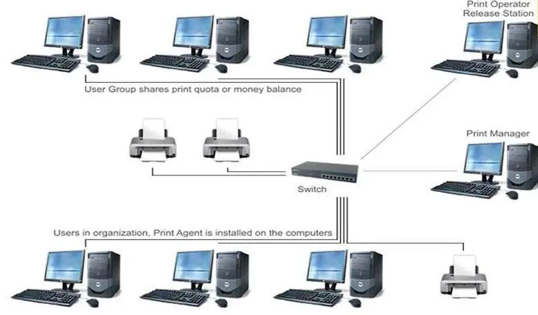 Switch mạng Cisco kết nối các thiết bị