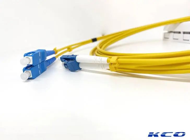 Dây nhảy quang LC-SC 3M Duplex - Dây nhảy quang SC LC Single mode giá rẻ hãng KCO (Dây nhảy quang SC LC Single mode giá rẻ hã