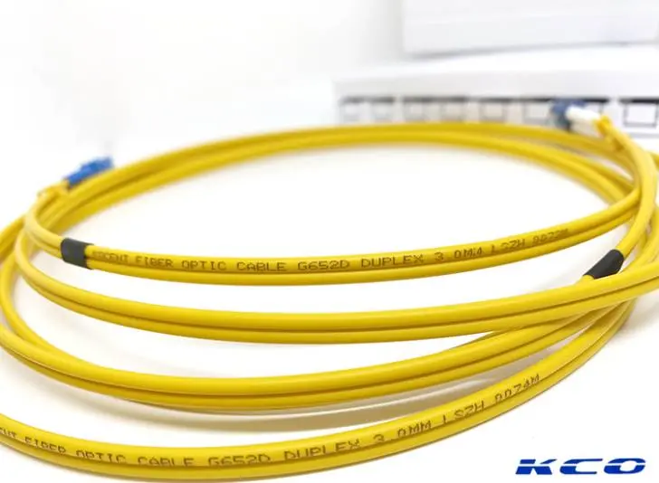 Dây nhảy quang LC-SC 3M Duplex - Dây nhảy quang SC LC Single mode giá rẻ hãng KCO (Thông tin Dây nhảy quang SC LC Single mode