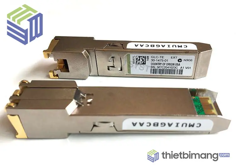 Cisco GLC-TE Cisco GLC-TE= - Cisco GLC-TE 1000BASE-T SFP transceiver module (Copper, 100m, RJ-45 connector)
