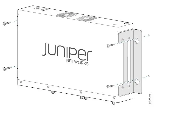 SRX320-RMK0 rack mount kit with adaptor tray phụ hình 2
