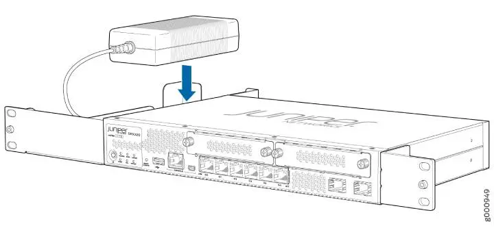 SRX320-RMK0 rack mount kit with adaptor tray phụ hình 5