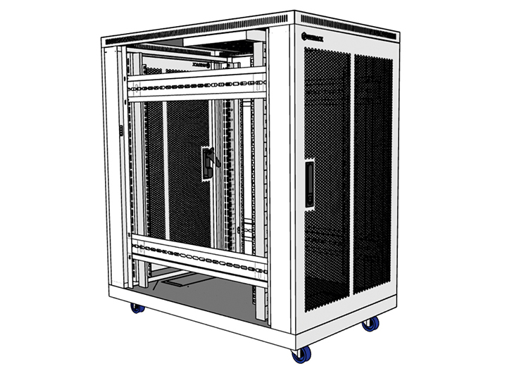 Tủ rack 20U sâu D1000 trắng - Tủ rack 20U D1000
