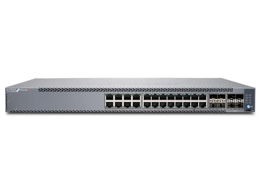 Switch Juniper EX4100-24P bản PoE cho camera, access point và điện thoại IP