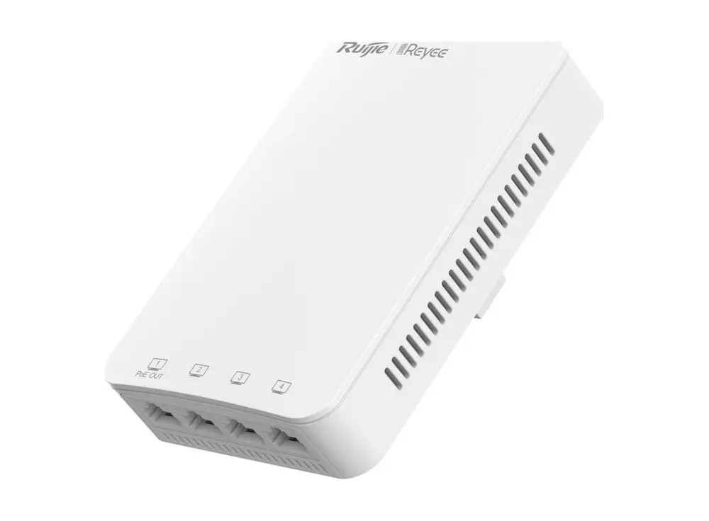 Access point gắn tường Ruijie RG-RAP1200(P), bản 5 cổng Gigabit có PoE Out