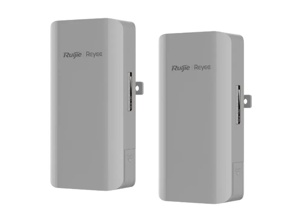 Hai thiết bị cầu nối Ruijie RG-EST310 V2 dùng cho tuyến 1 km
