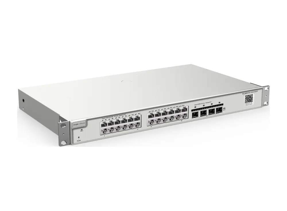 Switch Layer 3 Ruijie RG-NBS5100-24GT4SFP có IP Source Guard, ràng buộc IP-MAC-cổng và chống giả mạo ARP