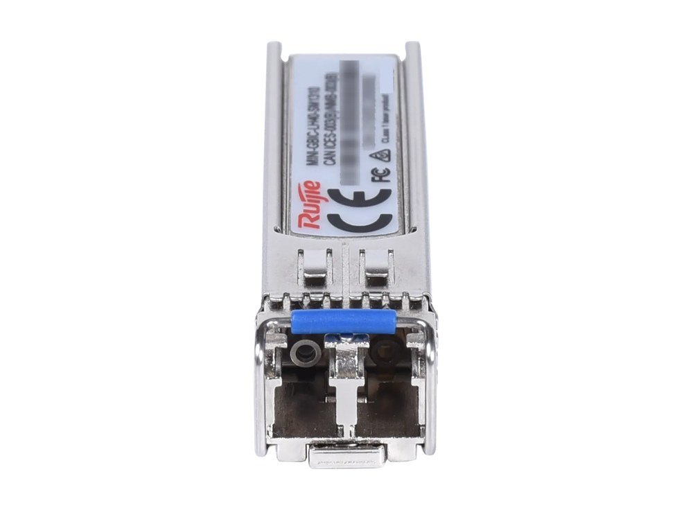 Module quang MINI-GBIC-LH40-SM1310 chuẩn 1000BASE-LH nhìn chính diện đầu cắm