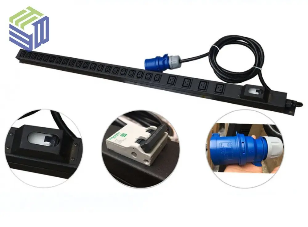 Thanh nguồn PDU 19 inch 1U dùng cho open rack và tủ rack