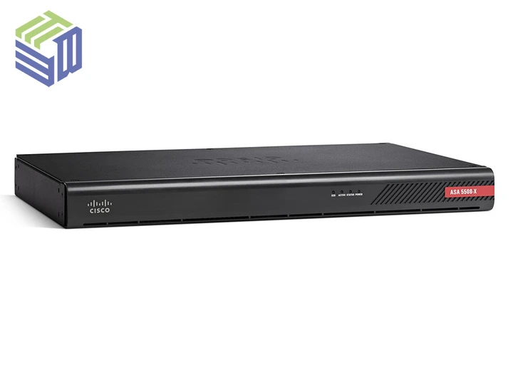 ASA5508-K9 tường lửa Cisco ASA 5500-X 8*GE ports, 1GE Mgmt, AC, 3DES/AES, AVC, FirePower, FireSIGHT, unlimited user nodes, 100 IPsec VPN, Active/Active, 80G SSD