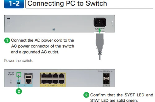 Hướng dẫn kết nối và cài đặt cơ bản PC tới Switch 2960L