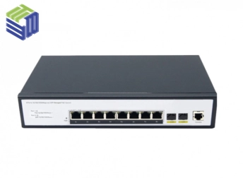 Switch PoE 8 Ports 10/100/1000Mbps 2 SFP, 1 Console