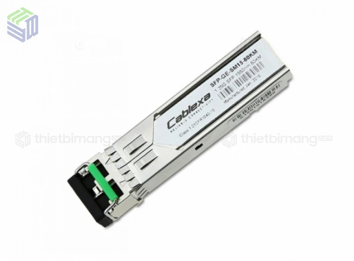 Module quang 2 sợi 120km SFP, 1.25Gb/S, 1000Base, Dual Fiber Single Mode 1550nm 120km LC DDM