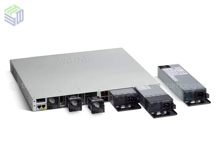 cisco C9300-24T-A mặt sau