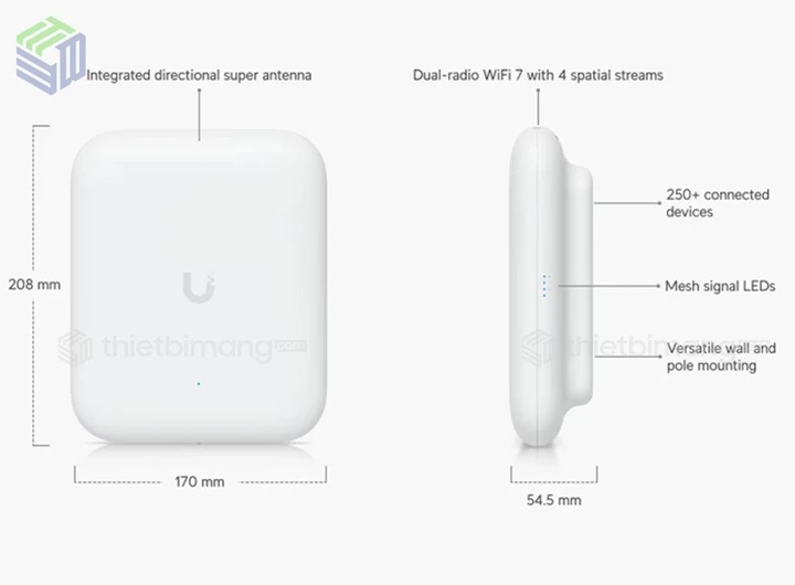 Bộ phát wifi Unifi U7-Outdoor