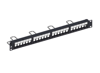 Patch panel 24 cổng CommScope (khung rỗng, dùng cho Cat5e/Cat6)