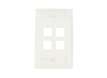 Mặt chữ nhật 4 cổng CommScope không nắp sập