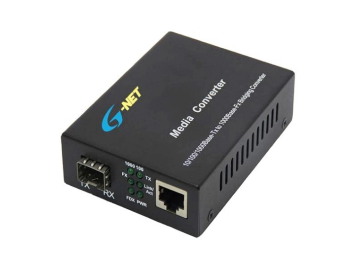 Converter quang 2 sợi 10/100/1000, G-UMC-1GX1GT-SFP hãng G-NET