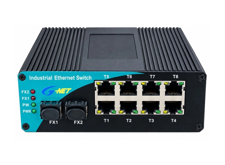 Switch công nghiệp 8 ports 10/100/1000M PoE 2 ports SFP