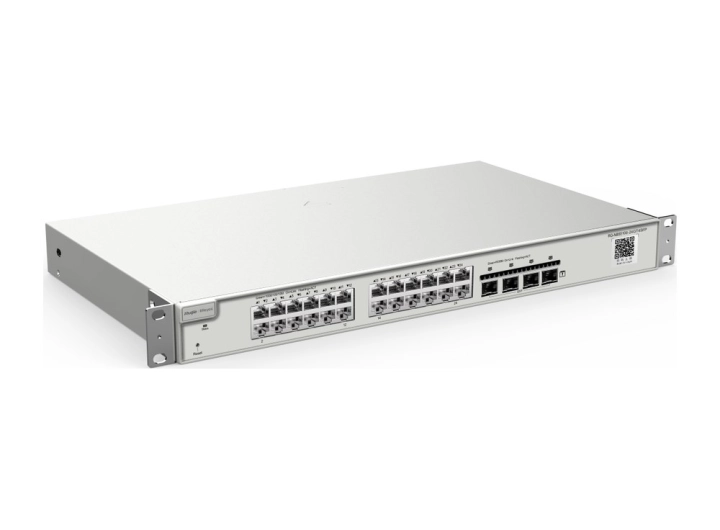 RG-NBS5100-24GT4SFP nhìn nghiêng, ảnh hãng Ruijie