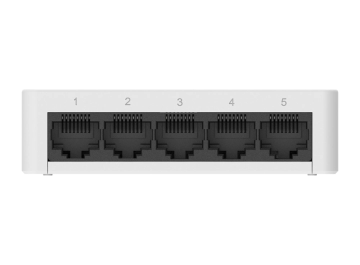 Switch Reyee RG-ES05F nhìn thẳng mặt trước