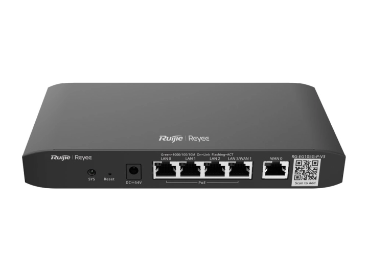 Router PoE Ruijie Reyee RG-EG105G-P-V3