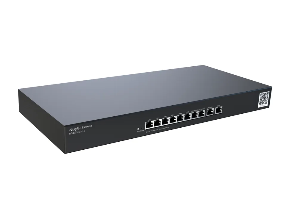 Router văn phòng Reyee RG-EG310GH-E nhìn nghiêng, ảnh hãng