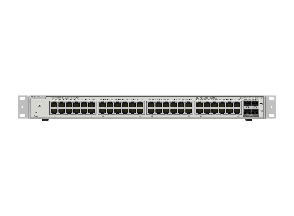 Ruijie RG-NBS5200-48GT4XS 48 cổng Gigabit, ảnh mặt trước của hãng