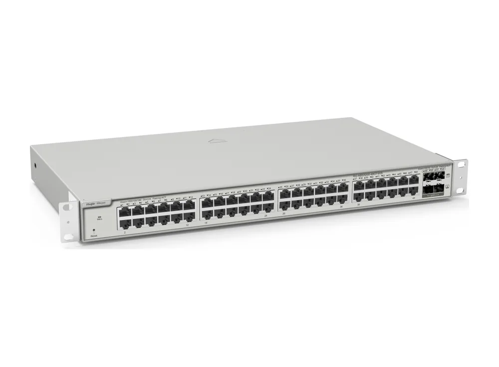 Switch RG-NBS5200-48GT4XS nhìn nghiêng, ảnh hãng