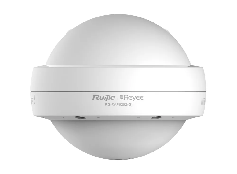 Bộ phát wifi ngoài trời Ruijie RG-RAP6262(G) hình cầu, ảnh mặt trước của hãng