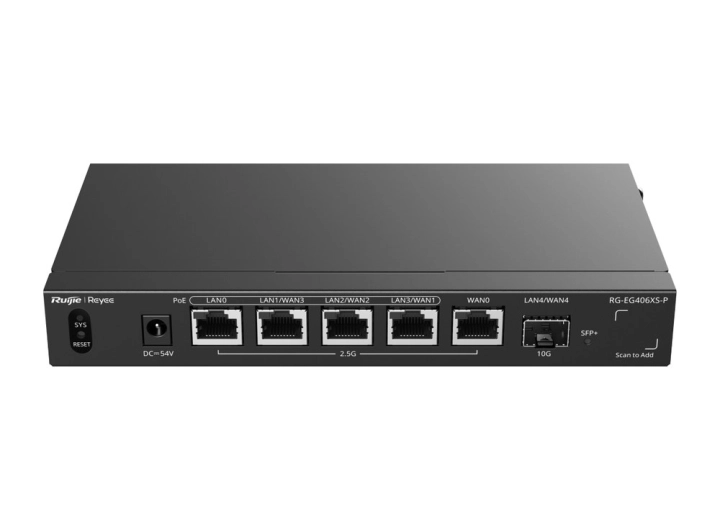 Router PoE Ruijie RG-EG406XS-P 2,5G