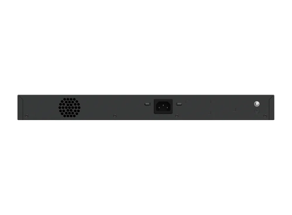 Mặt sau switch RG-ES228GS-P, ảnh hãng Ruijie
