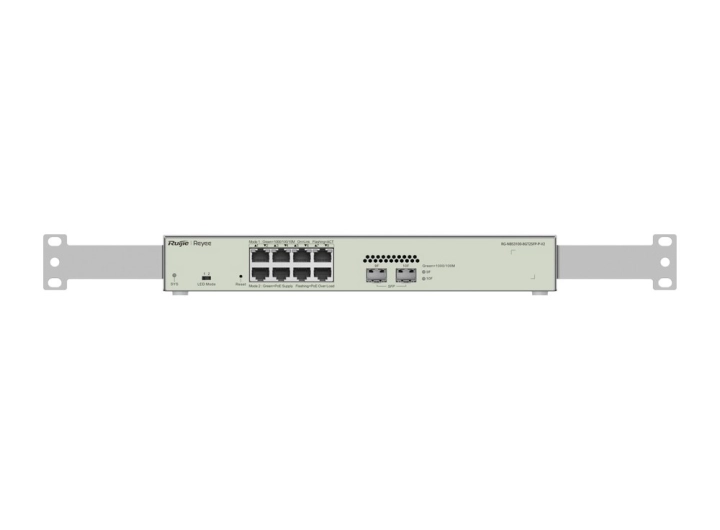 Mặt trước switch RG-NBS3100-8GT2SFP-P-V2, ảnh hãng