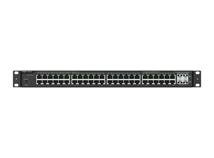 Switch Reyee RG-NBS3100-48GT4SFP-P nhìn thẳng mặt trước
