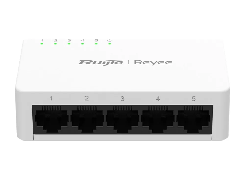 Mặt trước RG-ES05G-L nhìn từ góc cao, ảnh hãng