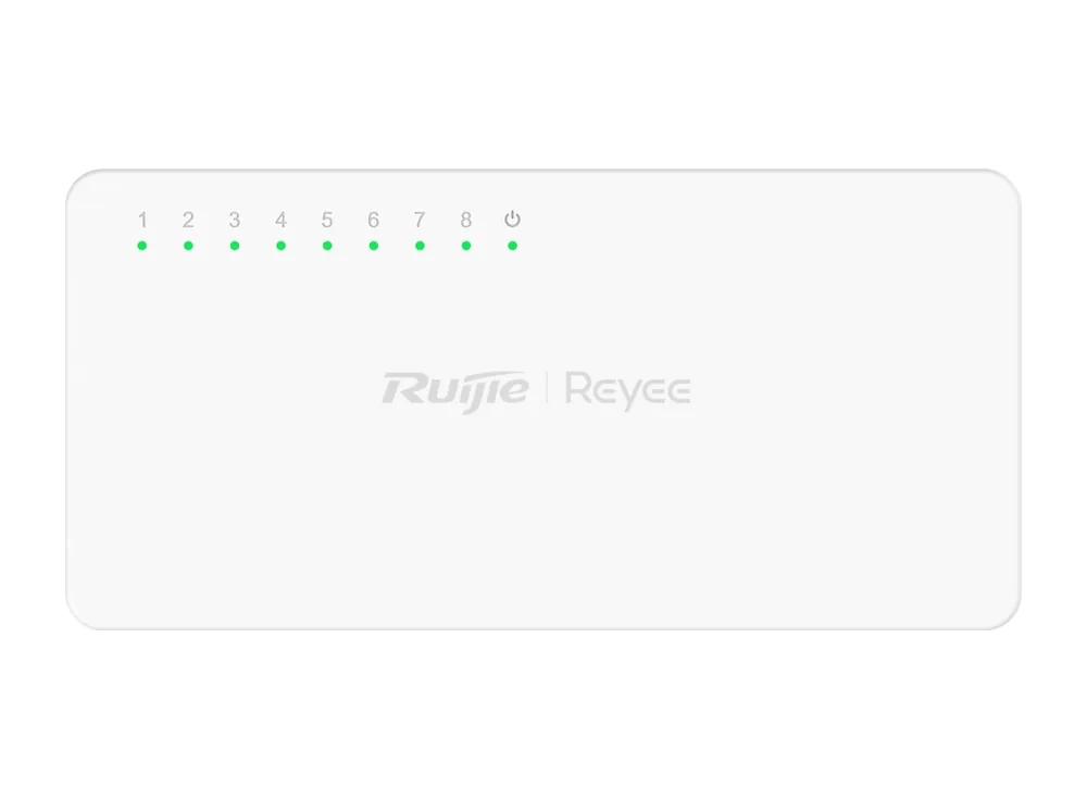 Mặt trên switch RG-ES08F, ảnh hãng