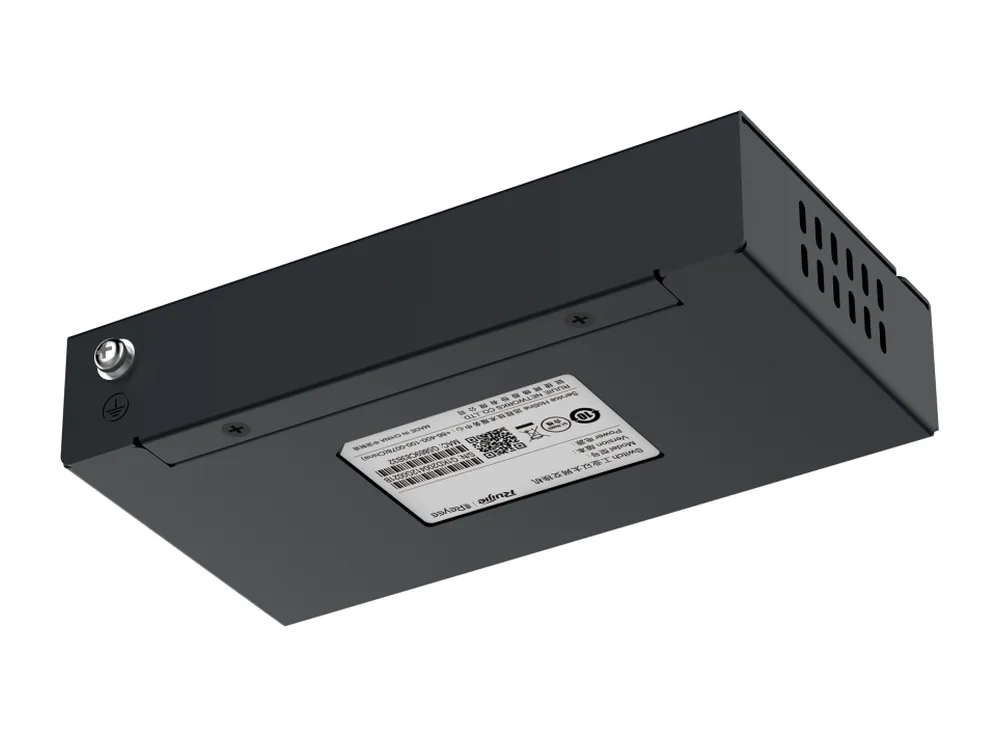 Mặt đáy RG-ES105GD nhìn chéo, ảnh hãng Ruijie