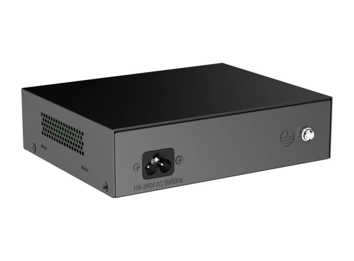 Switch Reyee RG-ES106F-P, mặt sau nhìn chéo
