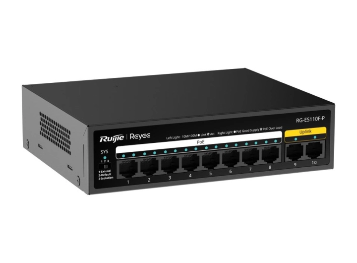 RG-ES110F-P ảnh hãng nhìn chéo từ bên phải