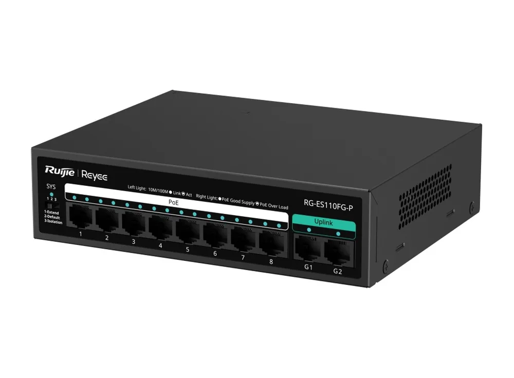 RG-ES110FG-P ảnh hãng nhìn chéo từ bên phải