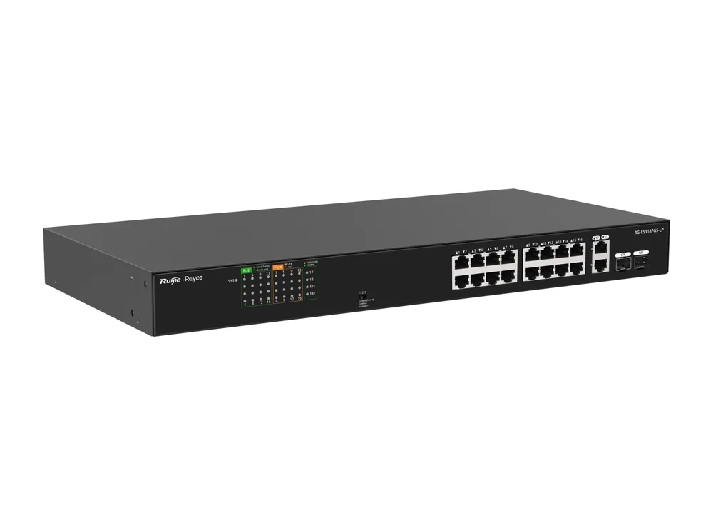 RG-ES118FGS-LP, ảnh hãng ở góc chéo thứ ba